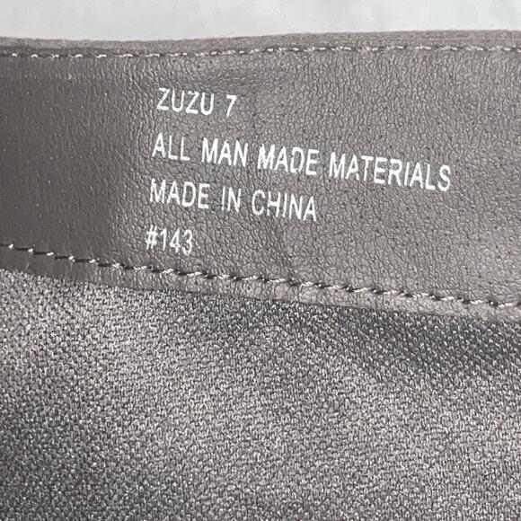 Madden Girl Zuzu Back Zip Faux Suede Knee High Boots 7M Tough Industrial Chic - Picture 6 of 11